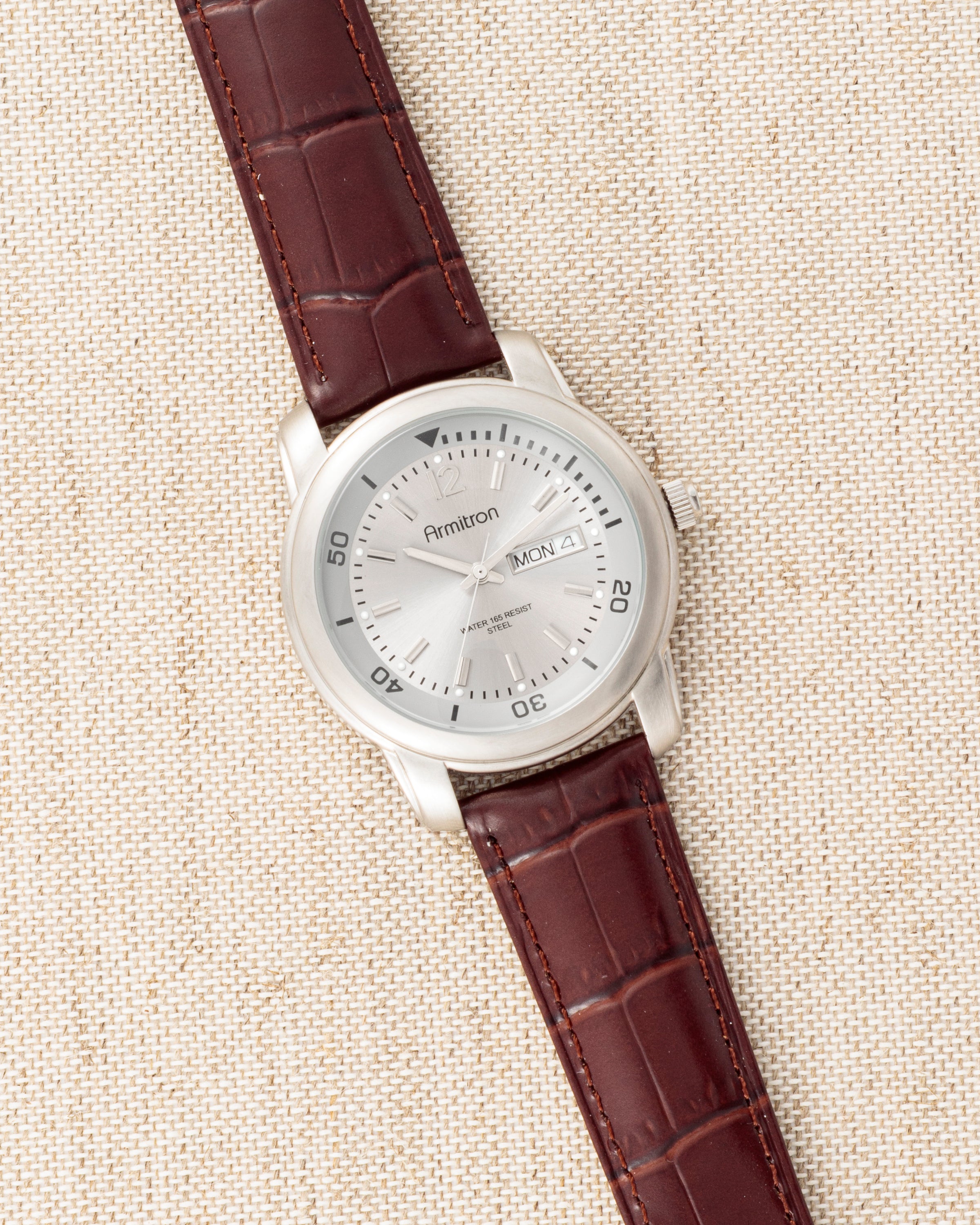 Vintage4087™ | Silver/Brown-Women-Armitron