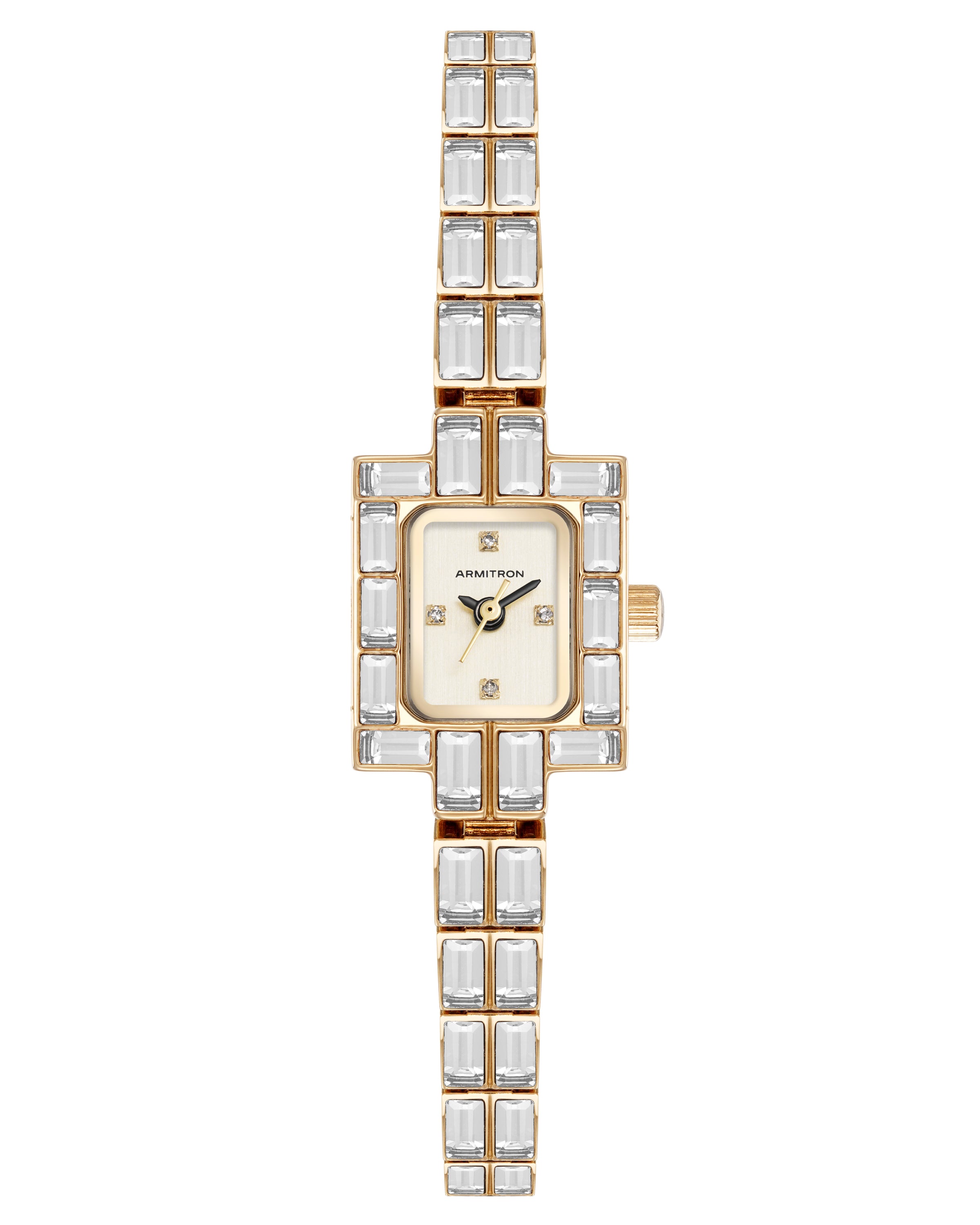 Ava™ | 18.4mm, Gold/Crystals-Women-Armitron