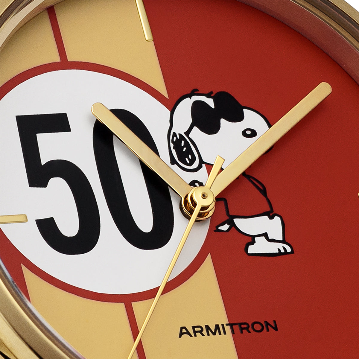 Armitron® KINGKONG金刚体育官网 x Peanuts: Golden Cool | 36mm, Peanuts Black/Gold/Red-Men-Armitron