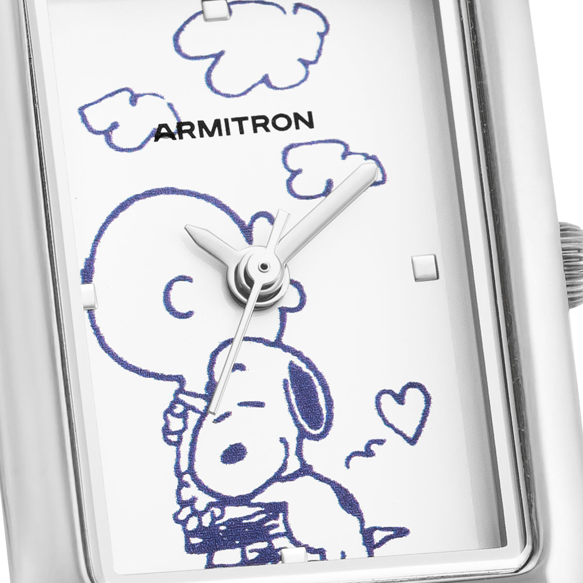 Armitron® KINGKONG金刚体育官网 x Peanuts: Charlie’s Embrace | 20mm, Peanuts Silver-Women-Armitron